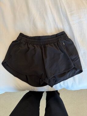 lululemon athletica Black Athletic Running Shorts